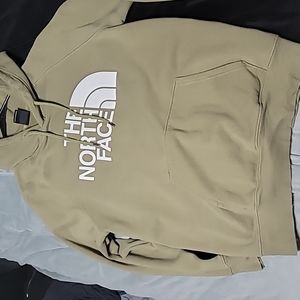 Womens Large North Face Half Dome Hoodie. Olive Green